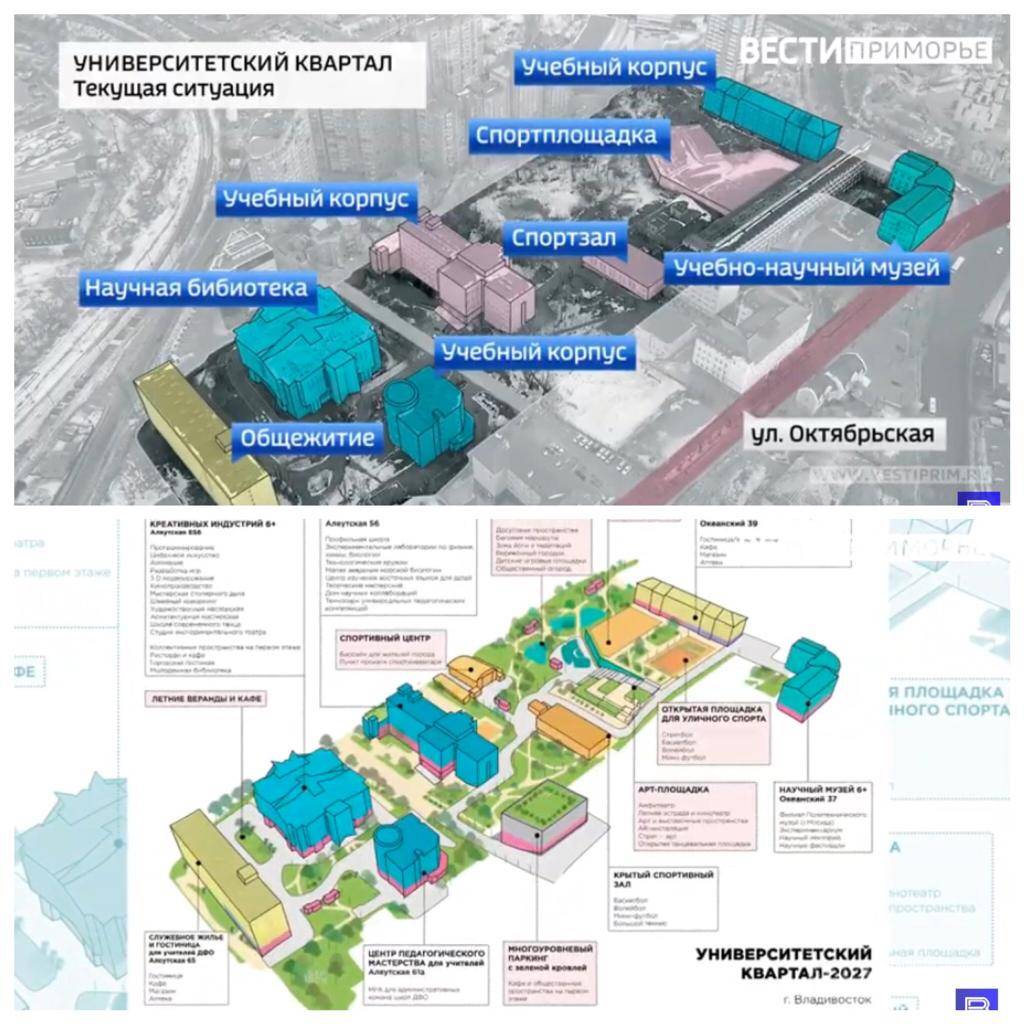 На базе старого ДВГУ появится современный предуниверсариум