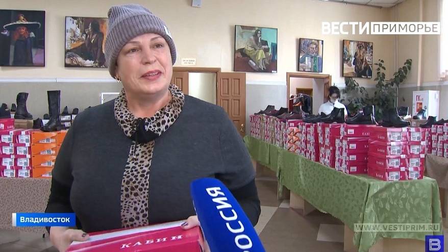 Весенние новинки белорусской обуви и ивановского текстиля предлагают приморцам