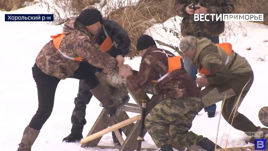 «С безропотным кабанчиком в связке»: Олимпиада охотников состоялась в Приморье