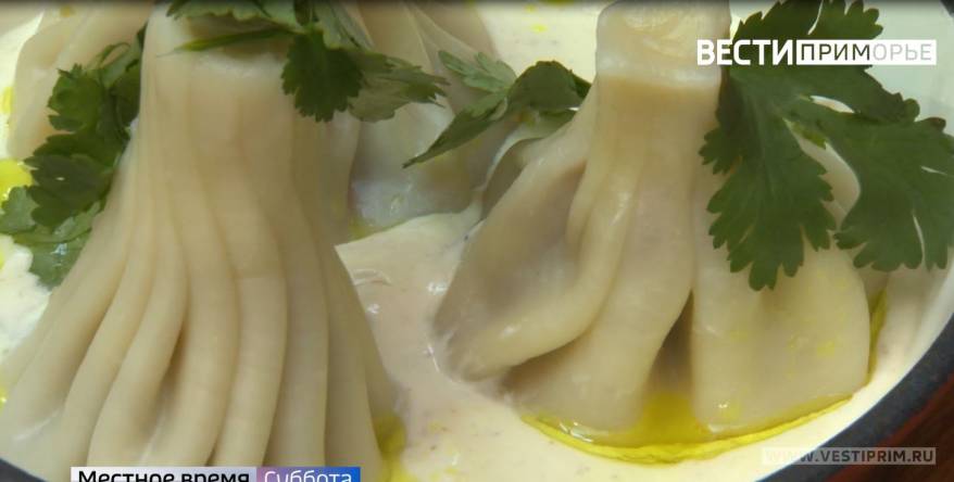 "Вкус Востока": Хинкали по-владивостокски со свининой и креветкой