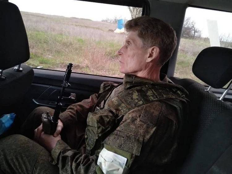 Олег Кожемяко побывал в самой горячей точке спецоперации на Украине (фото)