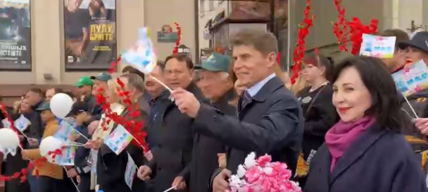 Около 26 тысяч человек приняли участие в Первомайской демонстрации во Владивостоке
