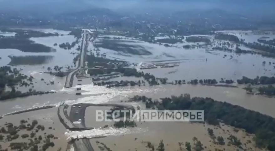 Видео с затопленных районов Приморья. Эксклюзив