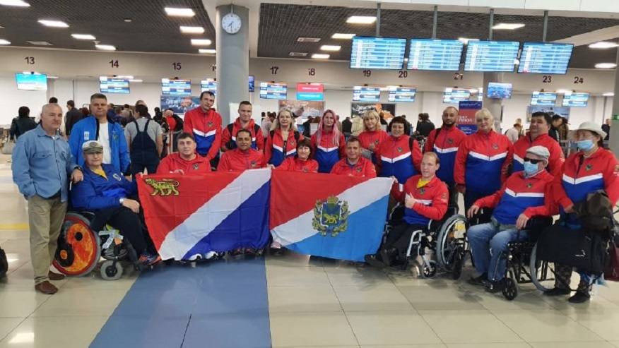 Сборная команда Приморского края вылетела на международные игры паралимпийцев