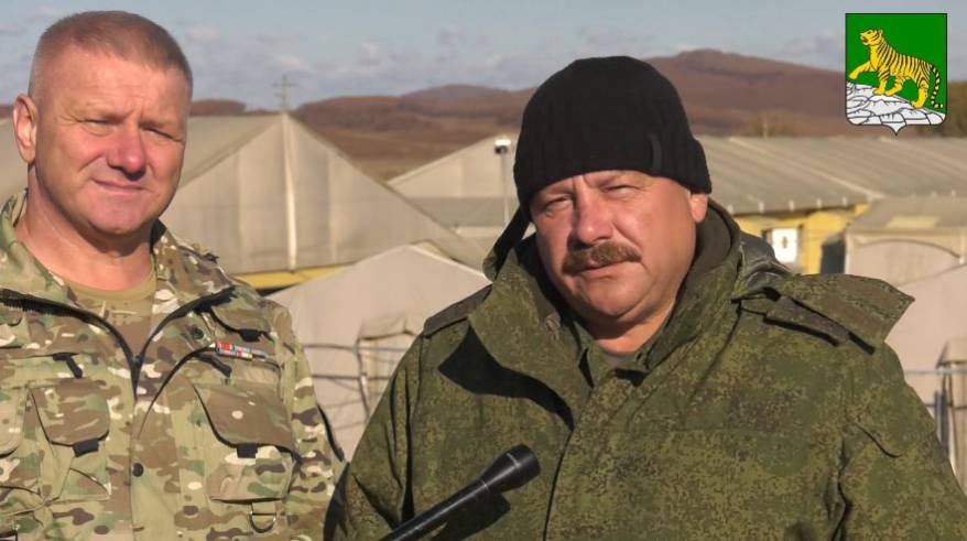 "Спасибо за помощь": замком по тылу Виталий Кондратенко обратился к приморцам