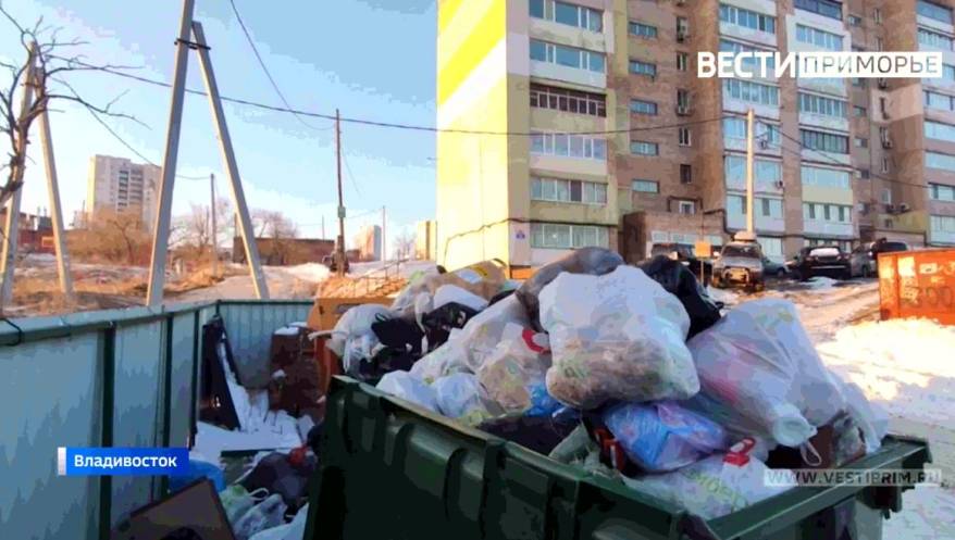 Жители Владивостока жалуются на мусорный беспредел
