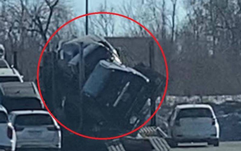 «Чудеса» погрузки иномарок на автовоз попали на видео в Приморье