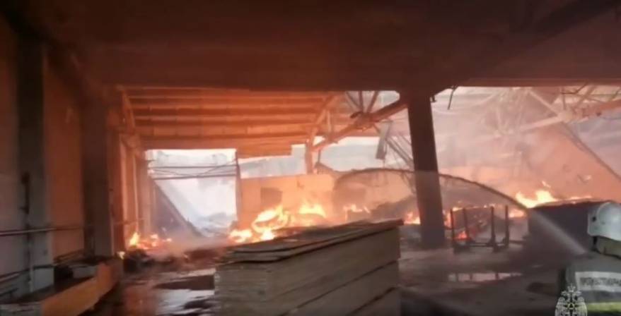 Уже 170 человек тушат пожар на лесокомбинате в Приморье