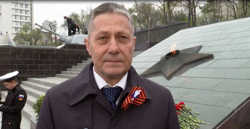 Депутат Госдумы РФ Александр Щербаков поздравил приморцев с Днем Победы