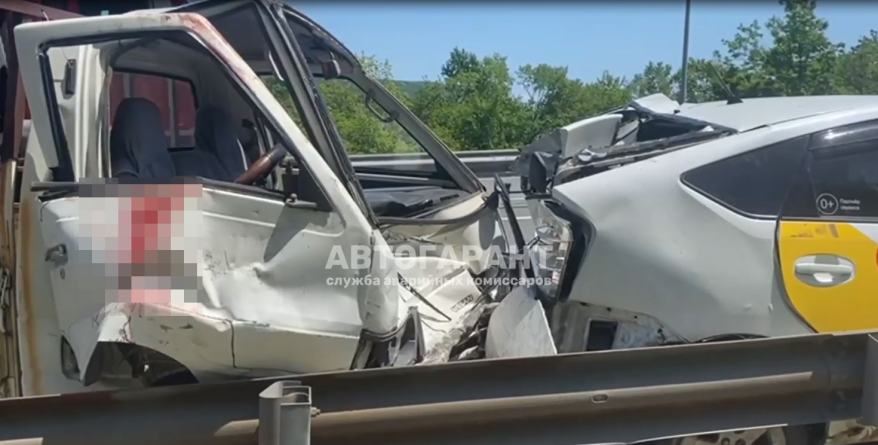 "Кабина в кровище": Водитель грузовика на полном ходу влетел в стоящий Prius в Приморье "Кабина в кровище": Водитель грузовика на полном ходу влетел в стоящий Prius в Приморье