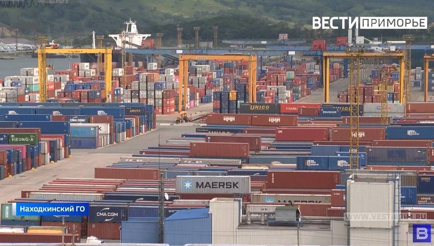 Прирост контейнерных перевозок через порты Дальнего Востока составил 34 %