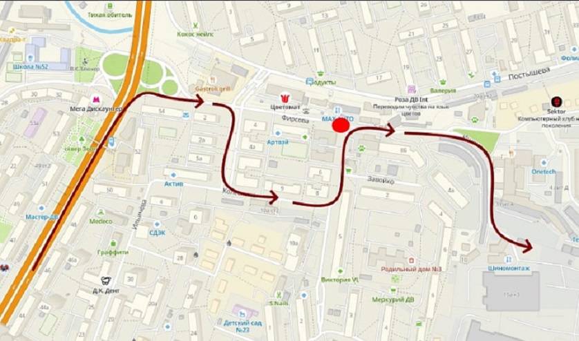 Теперь в объезд: Автобусы во Владивостоке изменили маршрут
