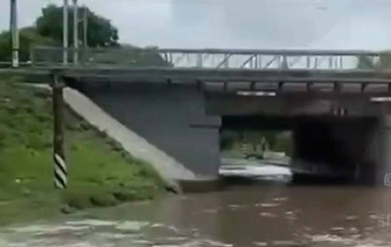 Тоннель в Уссурийске оказался под водой
