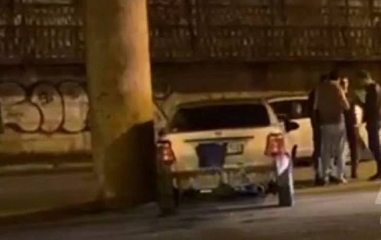 Серьезное ДТП - авто влетело в опору моста во Владивостоке Серьезное ДТП - авто влетело в опору моста во Владивостоке