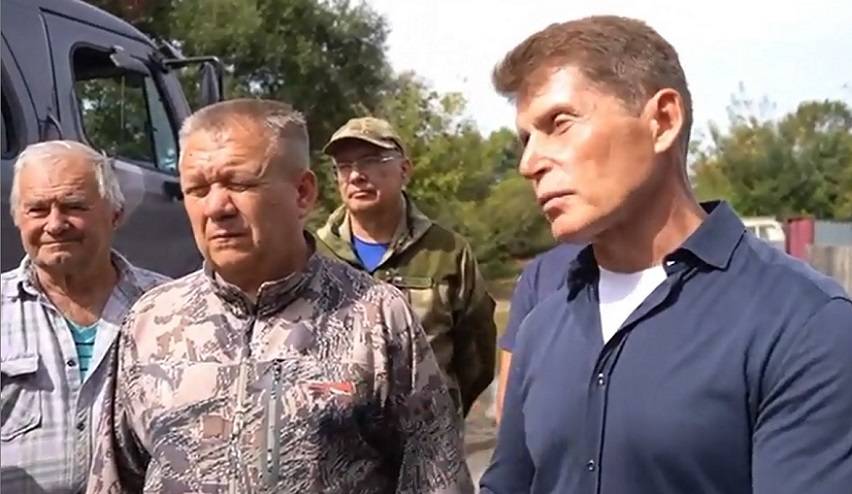 Губернатор Олег Кожемяко дал совет пострадавшим от потопа