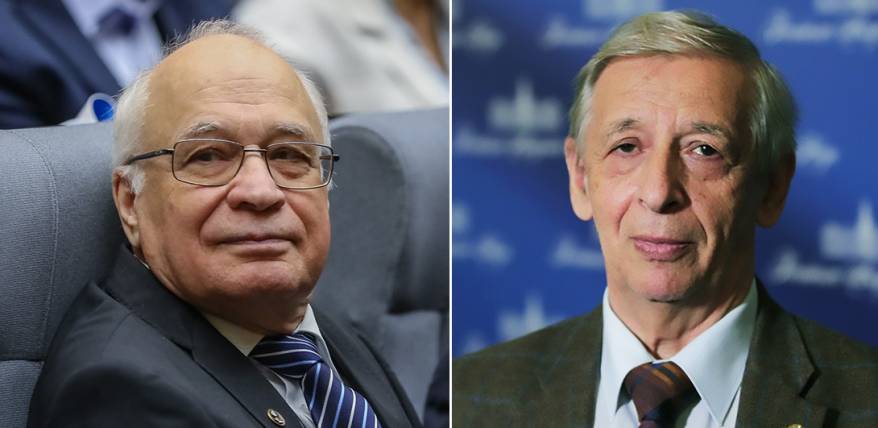 Золотых медалей ДВО РАН им. В.Л. Комарова 2023 г. удостоены академики Валентин Стоник и Павел Минакир