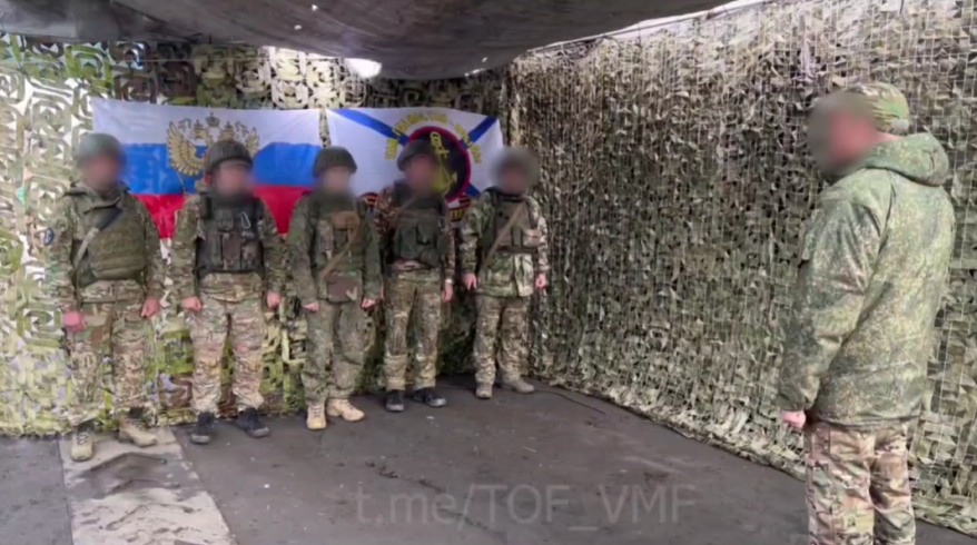 Пятерым бойцам 155-й бригады морской пехоты ТОФ вручили государственные награды