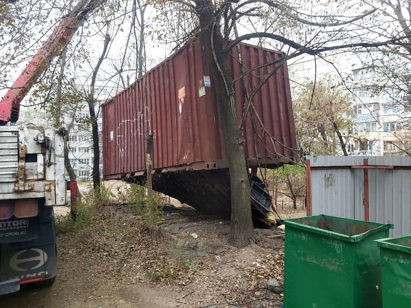 У вас есть незаконный гараж? Демонтаж на Иртышской, Сельской и других улицах Владивостока
