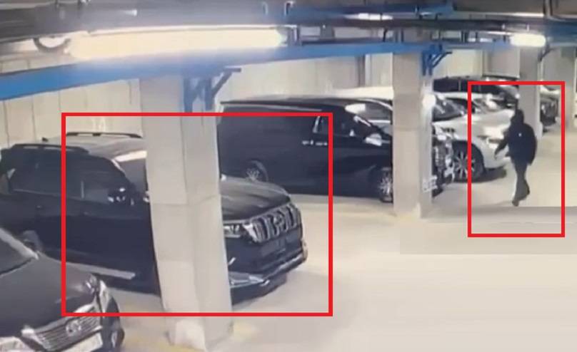 «По наводке?»: Угон элитного внедорожника попал на видео