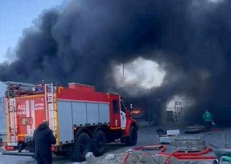 Площадь пожара в "Леруа Мерлен" составляет не менее 200 кв. м