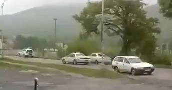 Полицейская погоня с применением оружия – на дороге Приморья (видео)