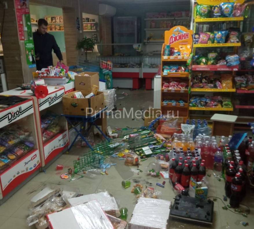 Бывший зек устроил погром в магазине в Приморье