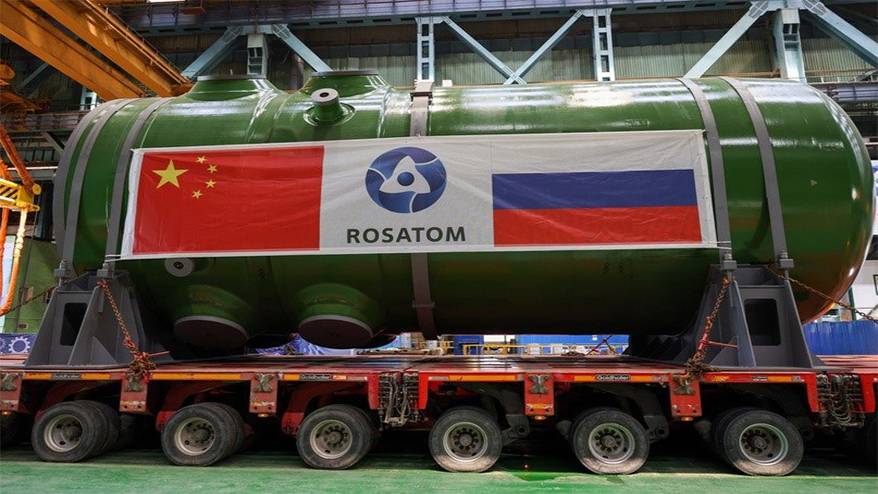 Росатом отправил в Китай ключевое оборудование для двух атомных электростанций