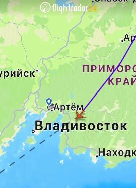 Самолет Владимира Путина пролетел над Владивостоком Самолет Владимира Путина пролетел над Владивостоком