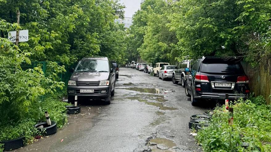 Дорожники Владивостока умоляют автовладельцев не парковать свои авто на ремонтируемых участках
