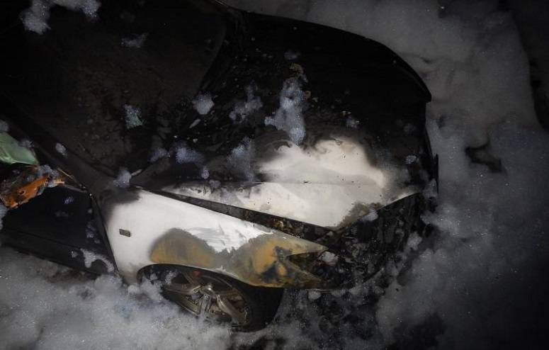 Подожгли по ошибке другой авто два приморца (фото)