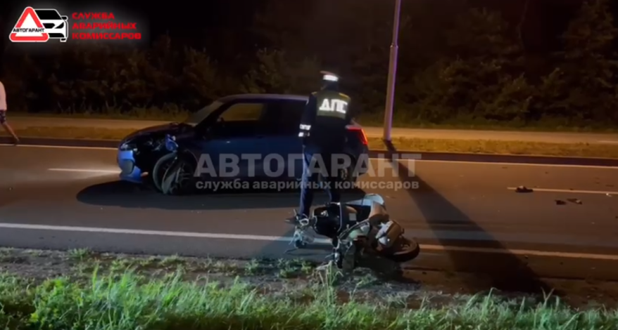 Во Владивостоке ночью пьяный водитель выехал на встречку и сбил мопедиста Во Владивостоке ночью пьяный водитель выехал на встречку и сбил мопедиста