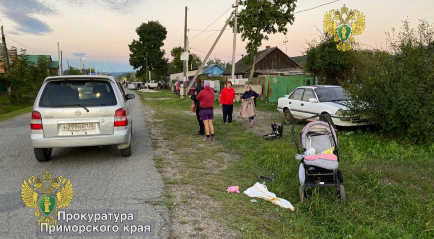 В Приморье водитель Mazda Demio сбил девочку и детскую коляску с младенцем В Приморье водитель Mazda Demio сбил девочку и детскую коляску с младенцем
