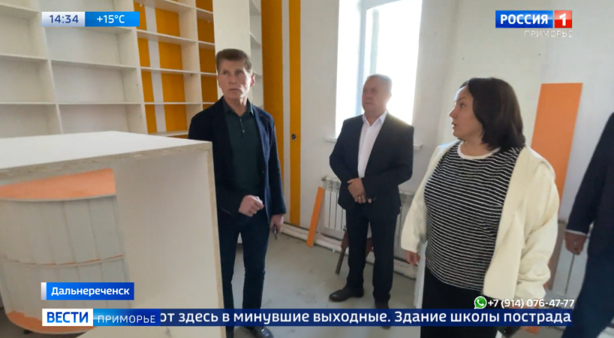 Пострадавшая от паводка школа в Дальнереченске откроет свои двери уже в середине октября