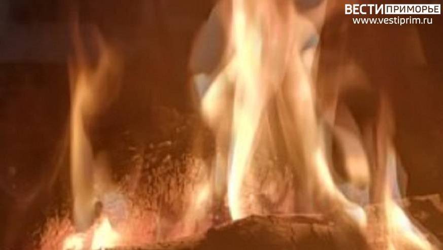 Беременную женщину эвакуировали из дома во время пожара в Уссурийске Беременную женщину эвакуировали из дома во время пожара в Уссурийске