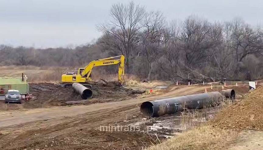 Обустройство объезда в районе Старогордеевки продолжается Обустройство объезда в районе Старогордеевки продолжается