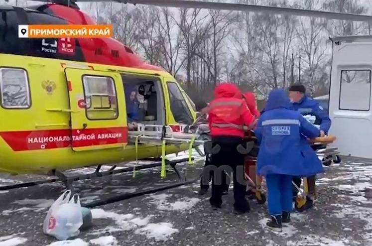 Грудничка с пороком сердца доставили вертолетом в Хабаровск из Приморья, спасая ему жизнь Грудничка с пороком сердца доставили вертолетом в Хабаровск из Приморья, спасая ему жизнь