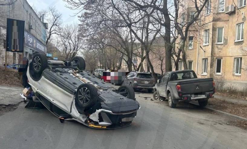 Массовая авария произошла во Владивостоке Массовая авария произошла во Владивостоке