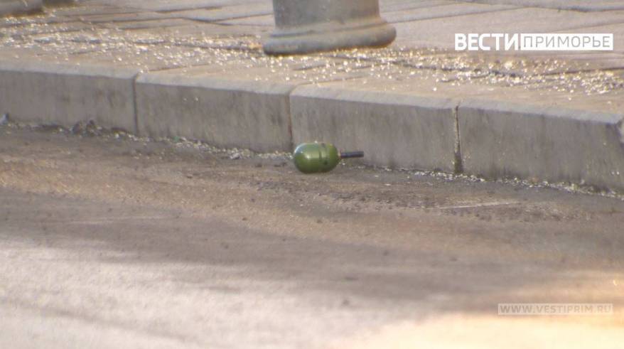 Взрывоопасный предмет обнаружен на улице в Большом Камне Взрывоопасный предмет обнаружен на улице в Большом Камне