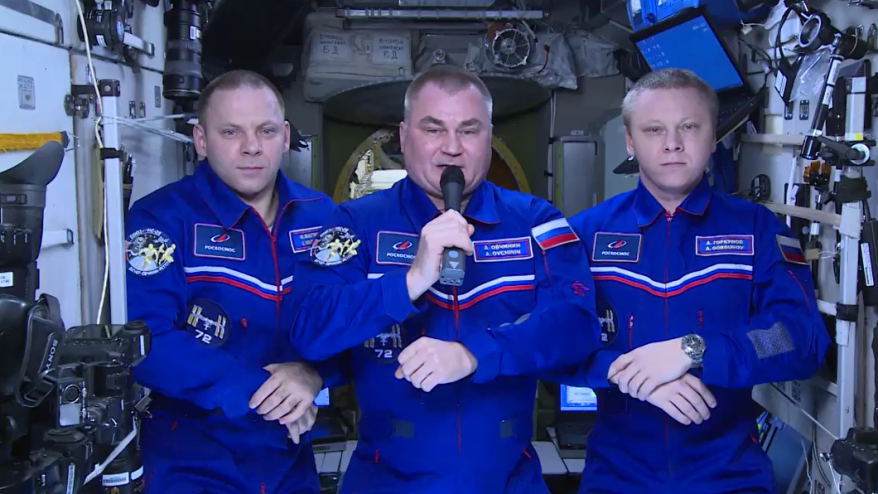 Космонавты с орбиты передали привет приморским бойцам и лично погибшему Кубинцу Космонавты с орбиты передали привет приморским бойцам и лично погибшему Кубинцу