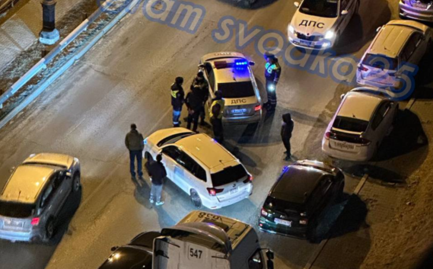 Четыре полицейские машины устроили погоню за беспредельщиком во Владивостоке