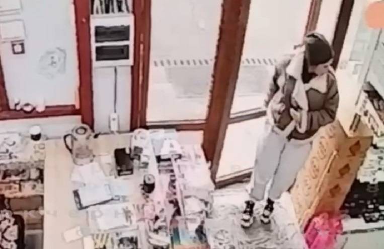 Девушка в дубленке обворовала китайский бутик в Приморье