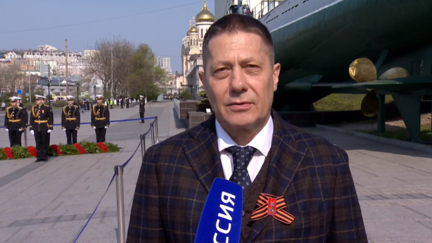 Депутат Госдумы РФ Александр Щербаков поздравил приморцев с Днём Победы