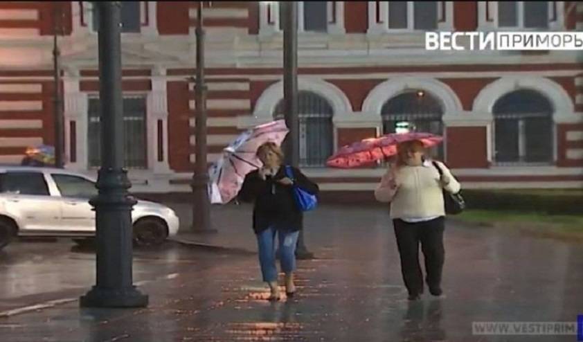 Ливни и грозы покажут свою силу в Приморье Ливни и грозы покажут свою силу в Приморье