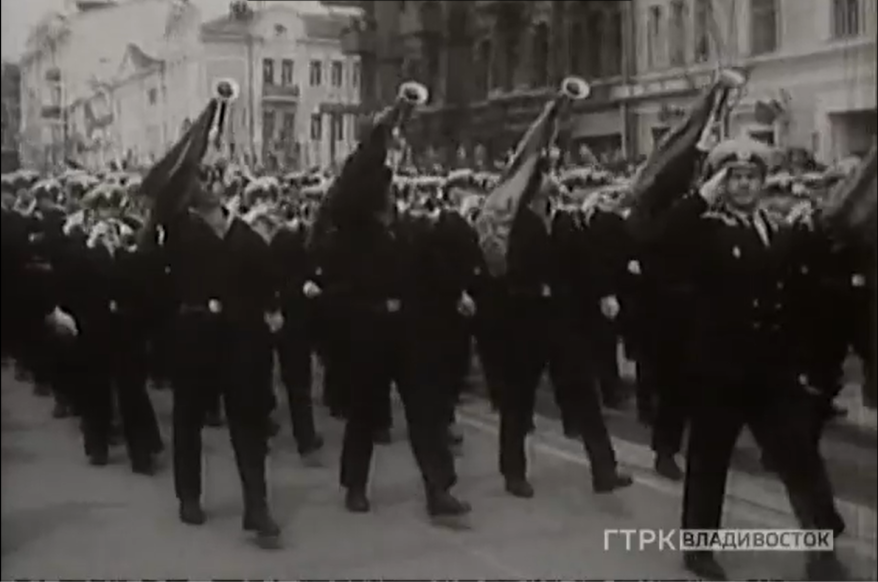 "Вечно в строю" (1966 год): о праздновании Дня Победы во Владивостоке. Архивы Дальтелефильма