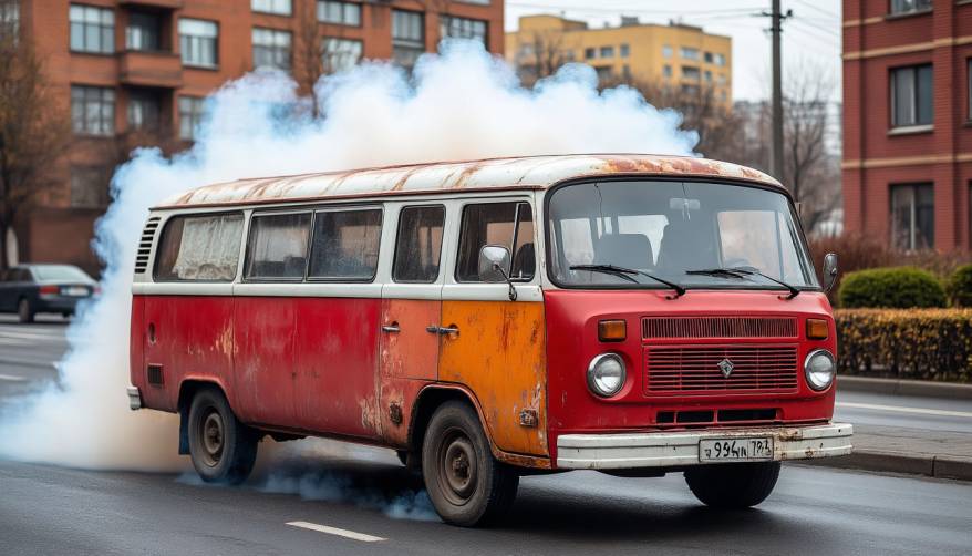 Закурил и поехал: водитель автобуса удивляет пассажиров Закурил и поехал: водитель автобуса удивляет пассажиров