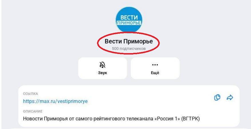 500 человек уже стали подписчиками "Вести:Приморье" в мессенджере MAX 500 человек уже стали подписчиками "Вести:Приморье" в мессенджере MAX
