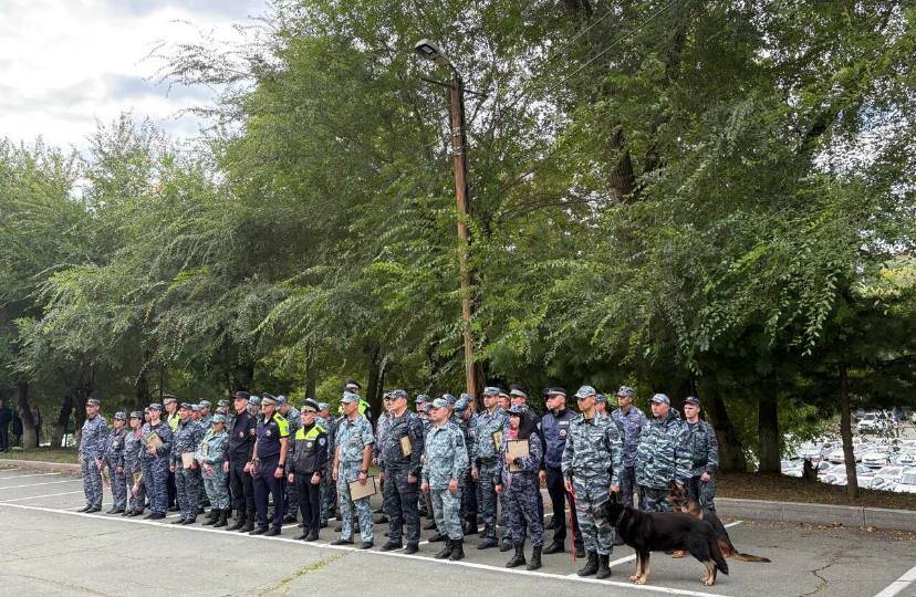 Сводный отряд полиции вернулся с Северного Кавказа в Приморье