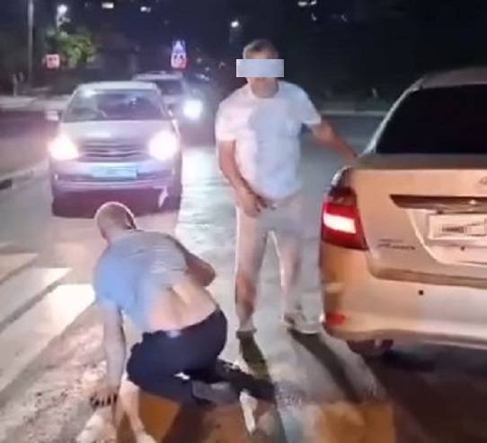 Пьяный пешеход бросался под авто и оказался под колесами на дороге Владивостока