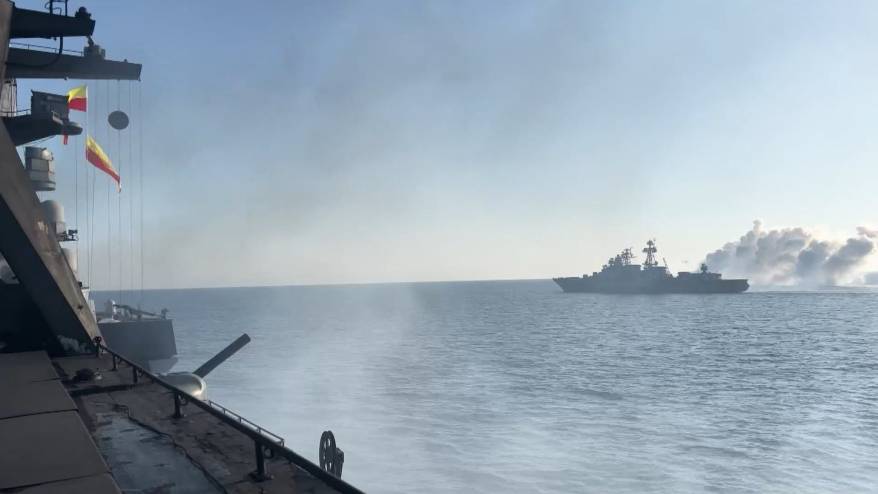 Экипажи ракетно-катерной ударной боевой группы ТОФ вернулись во Владивосток