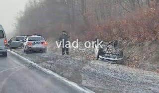 Авто в кювете: серьезное ДТП на трассе Уссурийск-Владивосток